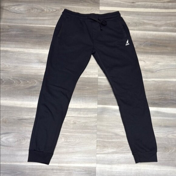 Kangol Black Casual jogger pants size LG